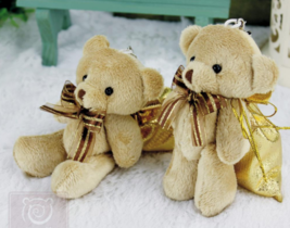 10pcs Bear Doll Candy Gift Bags,Wedding Favors,Birthday Party Chocolate ... - $14.80