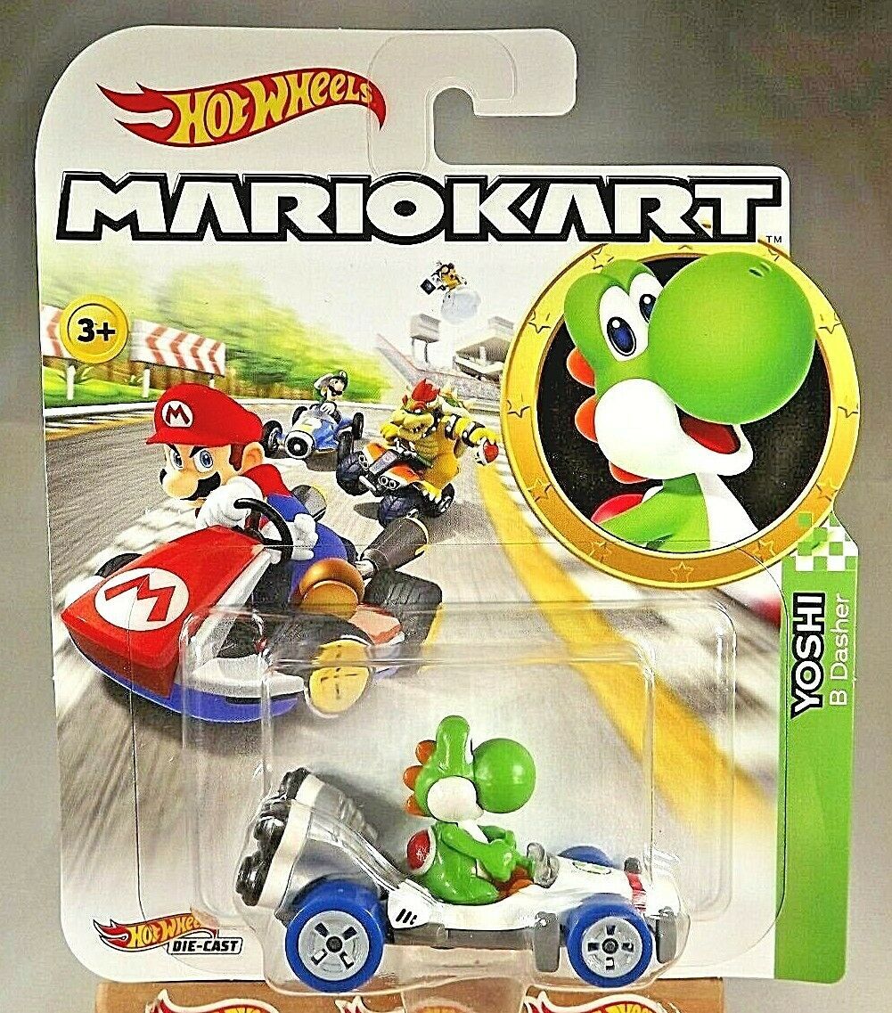 hot wheels mario kart yoshi