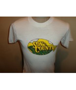Vtg 90&#39;s SON COUNTRY Fruit Loom Best 50-50 White T-shirt Adult S Usa Rare - $21.33