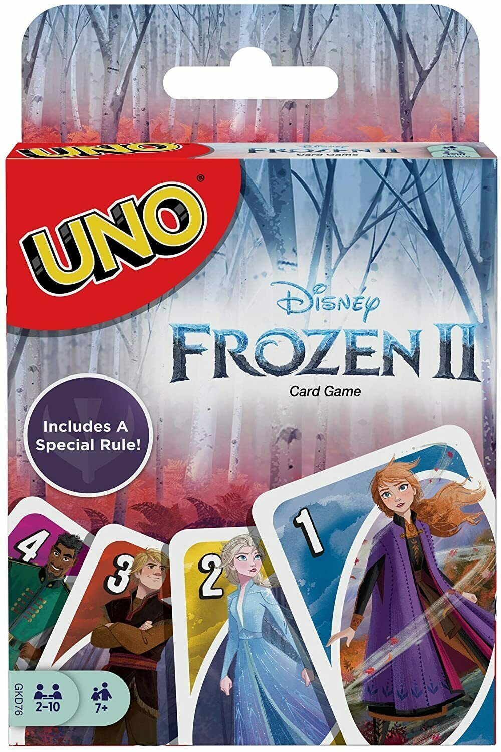 Disney Frozen 2 Uno Card Game