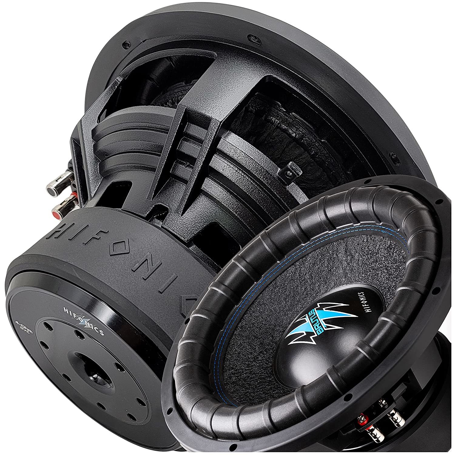 Hifonics BRW15D4 3000 Watts 15 Inch Brutus Car Audio Subwoofer with Heavy Gauge,