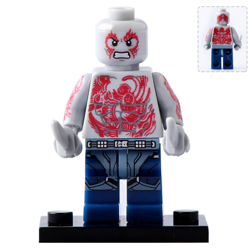 Drax the Destroyer Guardians of the Galaxy Minifigure Lego Compatible Toys Vol2
