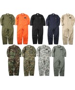 Flight Suit Coveralls Military Air Force Style Uniform Fighter Jumpsuit ... - $64.99+