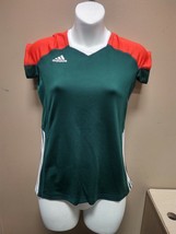 Adidas Volleyball Youth Short Sleeve Jersey Green/Orange Medium S97271 NWT - $14.25