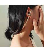 Silver Sword Earrings Go Through Ear, Stud Earrings , Weird Quirky Korea... - $12.50+