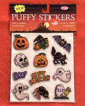 Vintage 1980s Fun World puffy Halloween stickers unopened package of 12 - $12.00