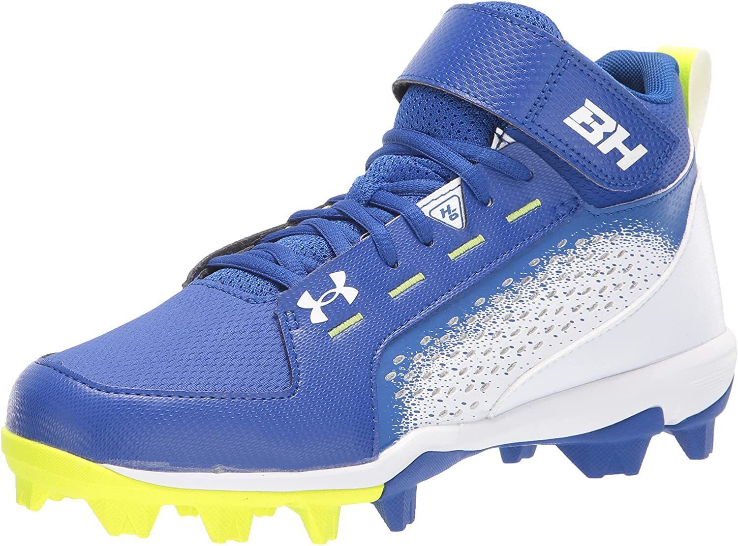 Under Armour Men's Harper 7 Mid RM Baseball Cleats - White, 10