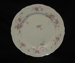 Vintage Helene by Haviland 10-1/4" Dinner Plate Yellow & Pink Roses New York USA - $19.79