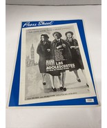 Press Sheet Las Adolescentes, Starring Beatriz &amp; Cristina Galbo, Eduardo... - $15.43