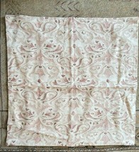 Pottery Barn REILLEY EMBROIDERED LINEN Pillow Cover BLUSH NWOT #P202 - $39.00