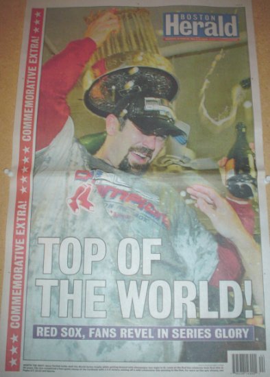 Primary image for Boston Red Sox Win 2004 World Series Complete Newspaper