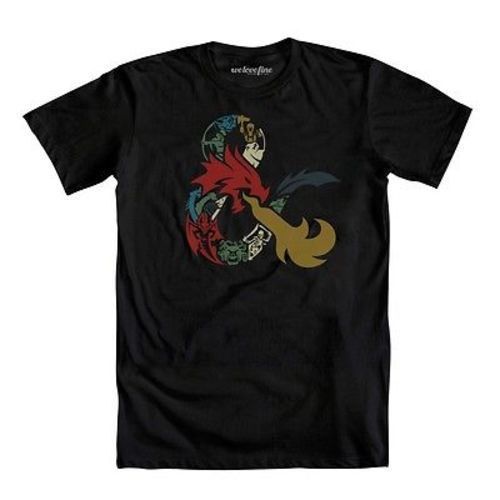 Image of Stylistic Ampersand Dungeons And Dragons Knight Loot Game Epic Mens T Tee Shirt