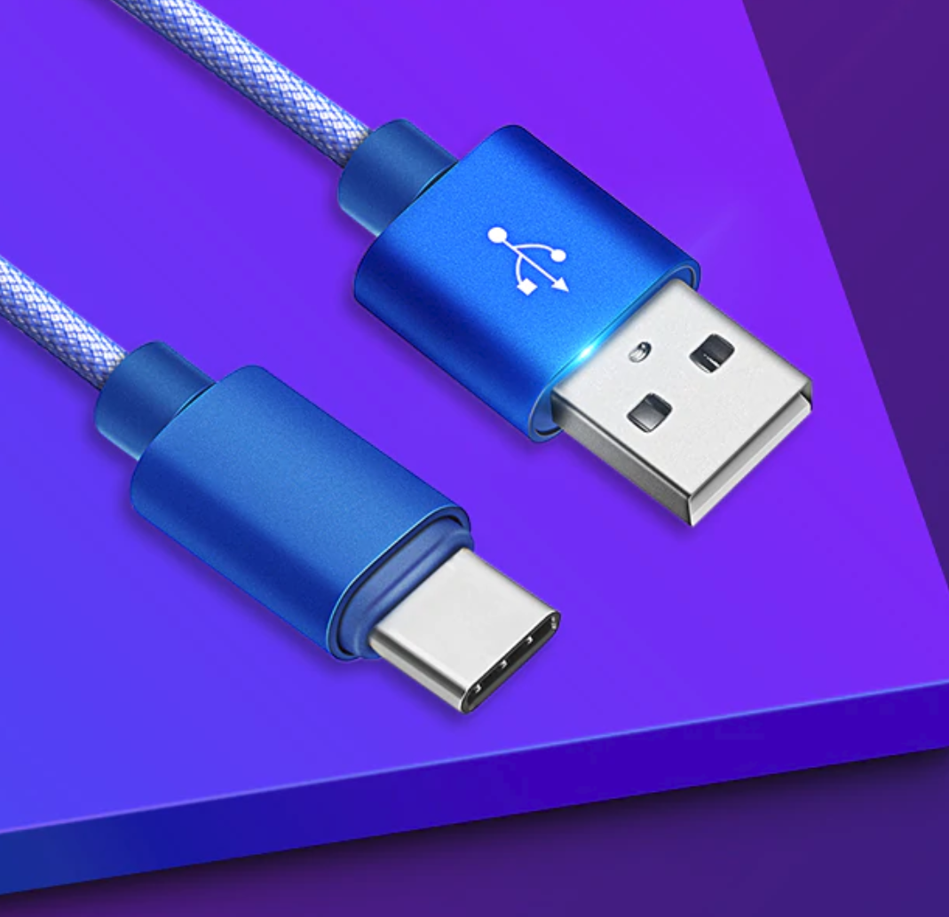 Genuine Heavy Duty Rough Braided USB 3.1 Cable Type C Lead Android Fast