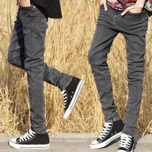 New Arrival Hot Men's Ripped pencil Skinny Jeans