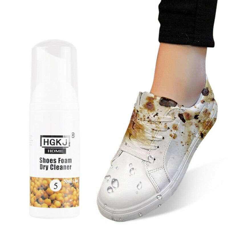 50ML Household Cleaning Chemicals Shoes Foam Dry Cleaner Portable For