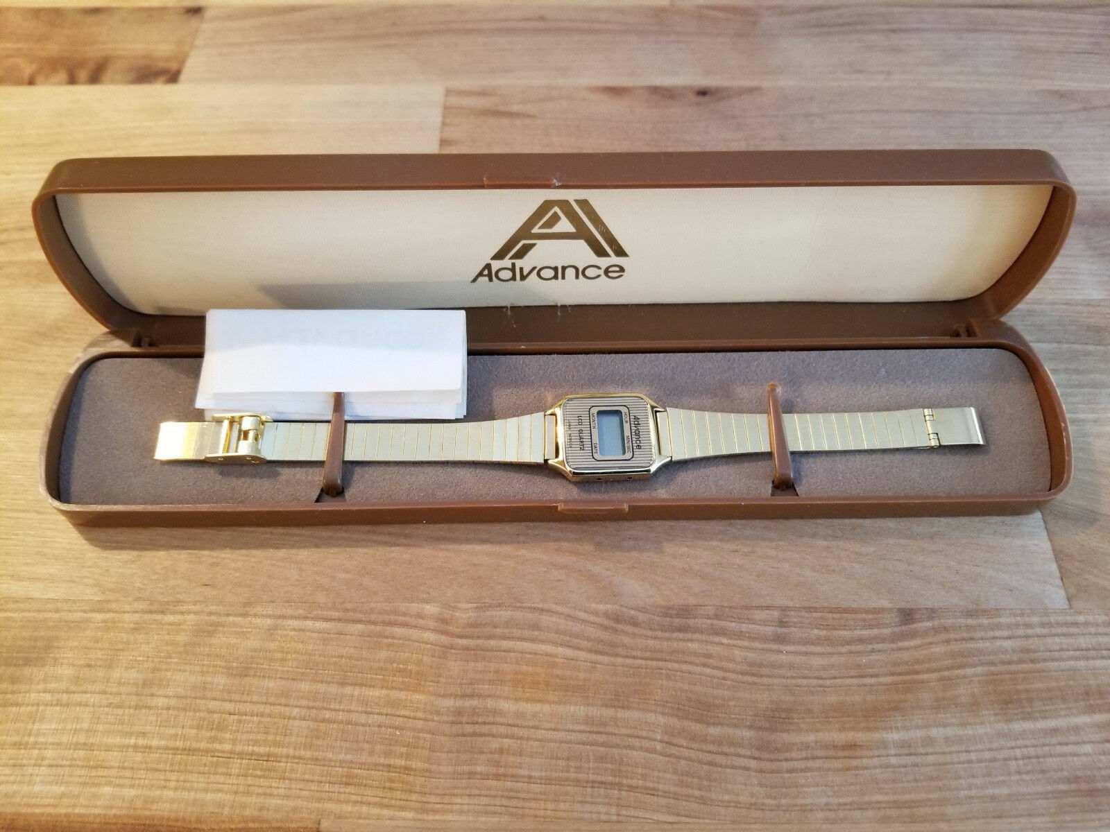 quartz lcd pen watch