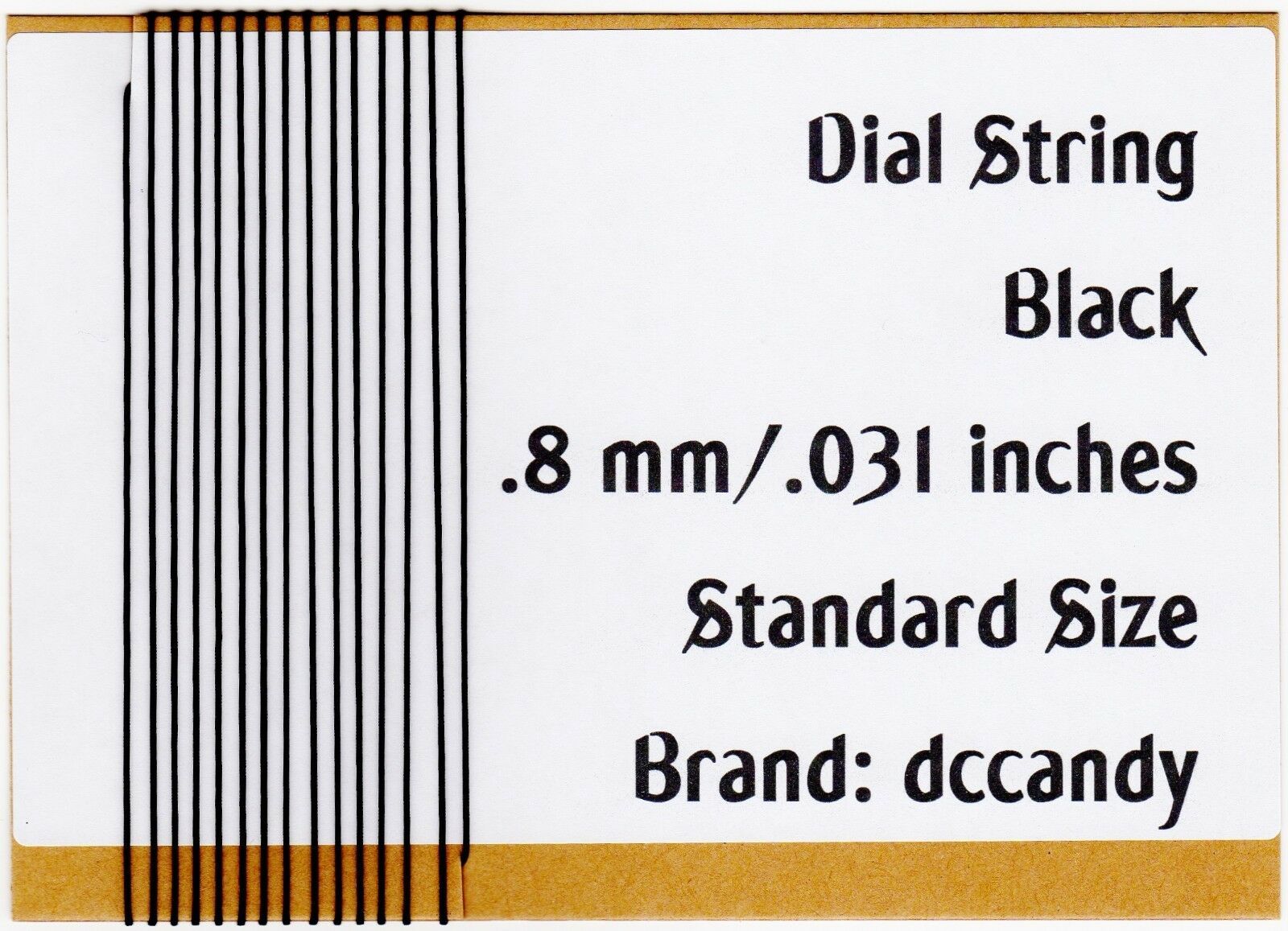 12 Ft Radio Dial Cord BRAIDED Nylon String .8mm for Vintage Radio Tuner Black Parts & Tubes