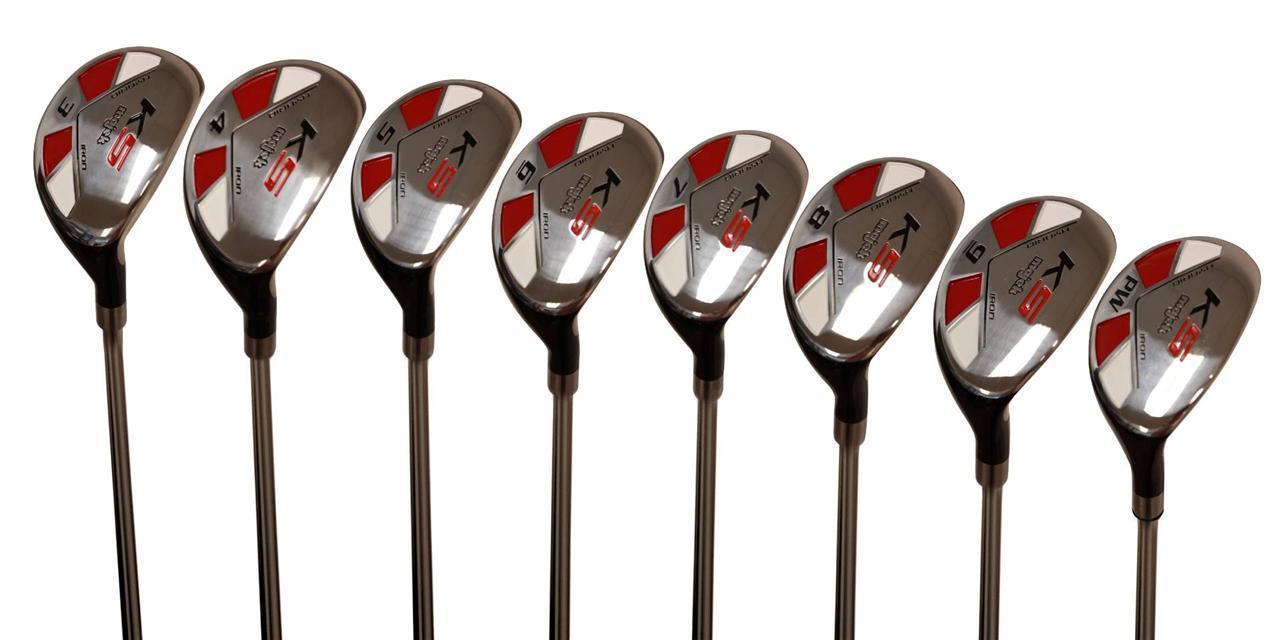 Used Mens Senior Hybrid Golf Set 3 pw Graphite Clubs Right Handed All