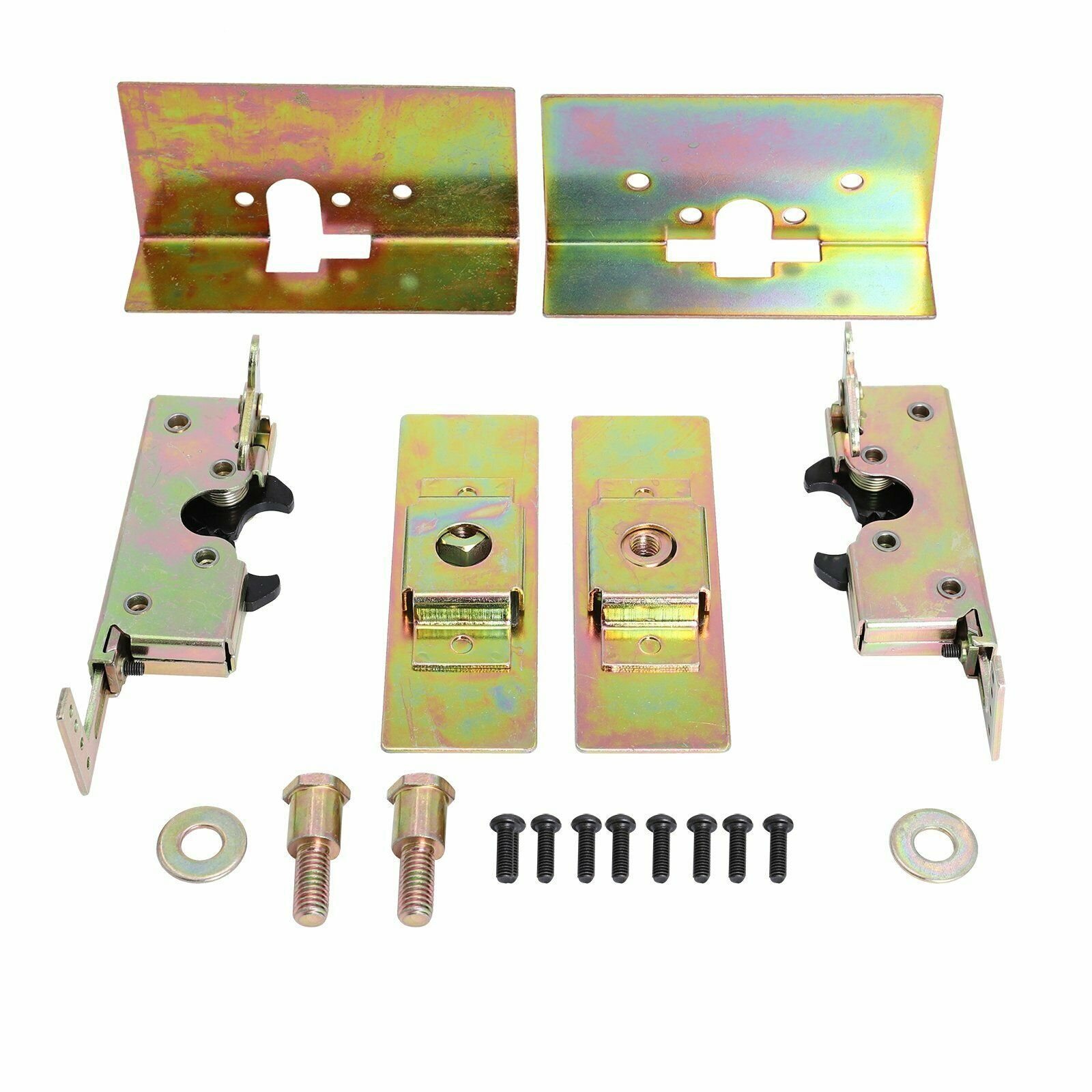 Large Locking Cat Jaw Claw Door Latches w/ Installation Kit Bear Type Grip Latch