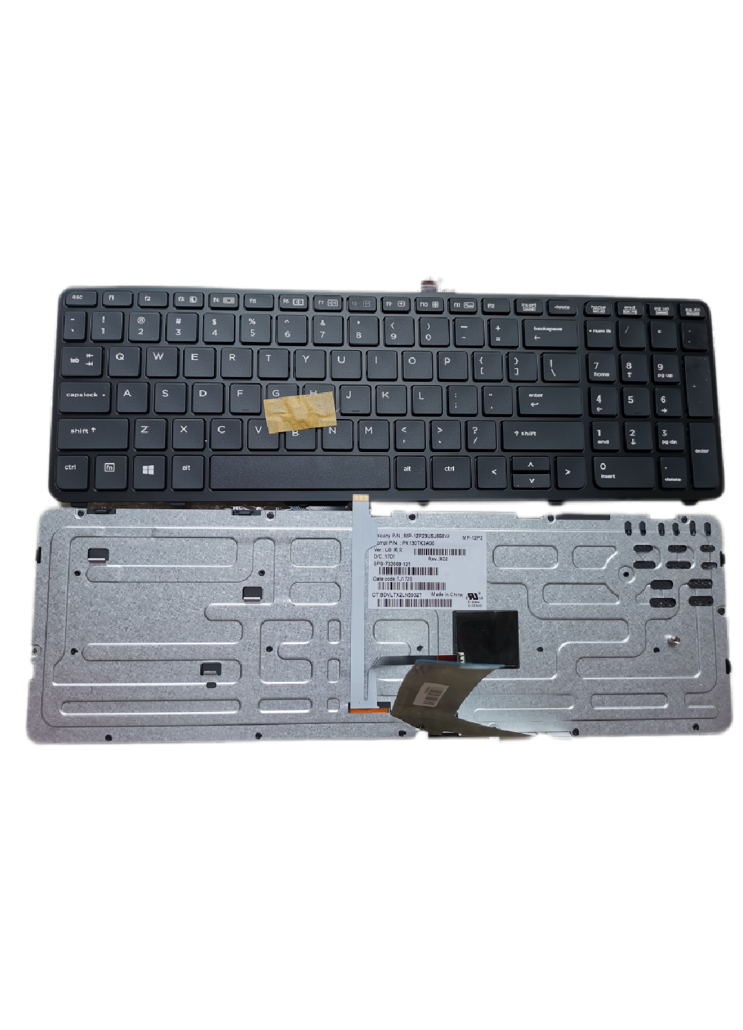 English Backlit keyboard FOR HP for ZBOOK 15 17 G1 G2 PK130TK2A00 SK7123B US W/F