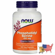 Now Foods, Phosphatidyl Serine, 100 mg, 120 Veg Capsules - $70.26