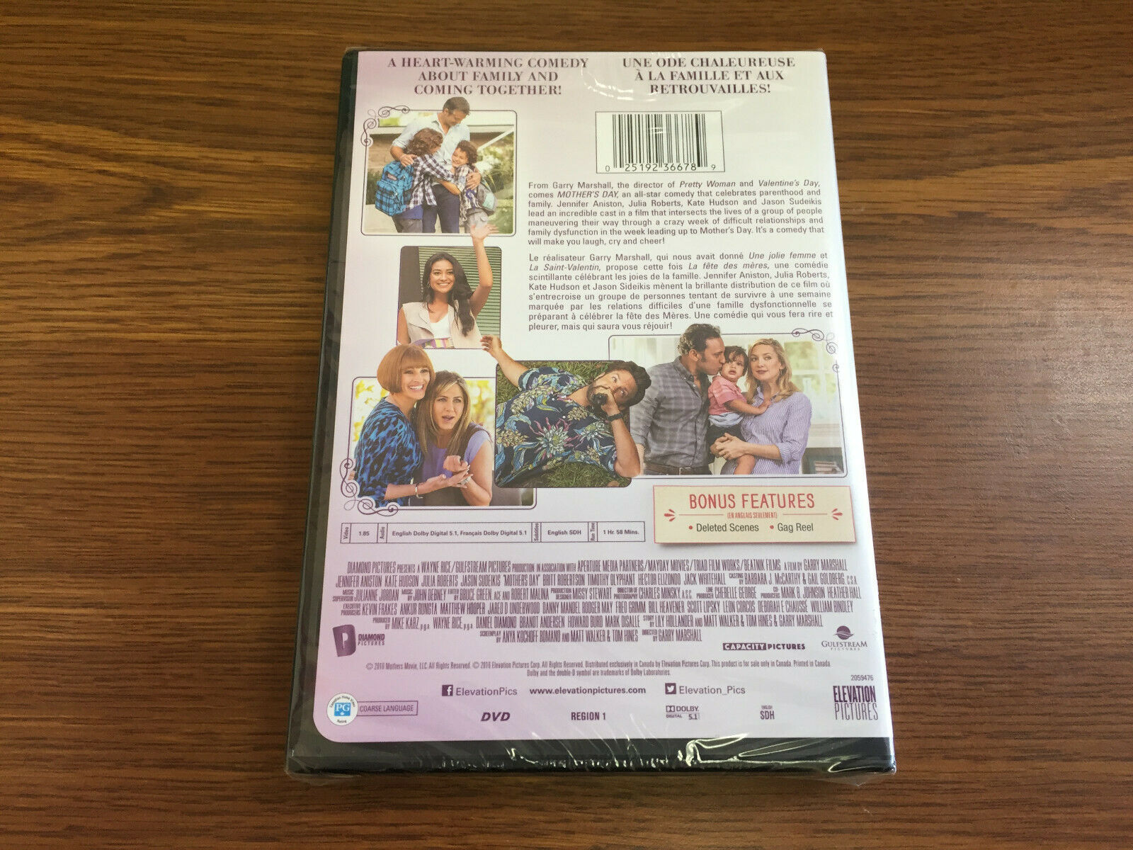 Mothers Day DVD Julia Roberts Jennifer Aniston Kate Hudson Britt