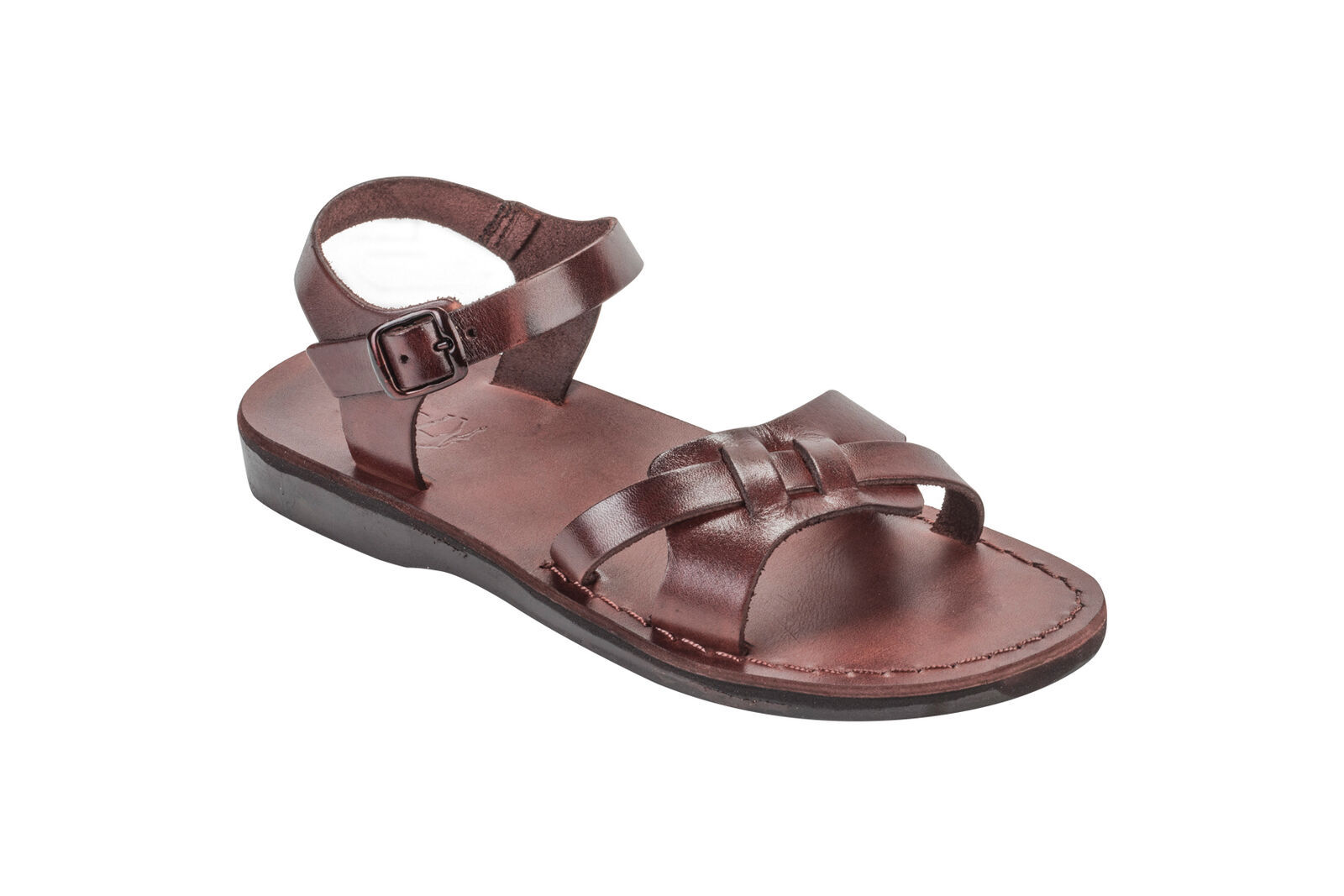 Women's Handmade Biblical Sandals from Israel Natural Genuine Leather 5 ...