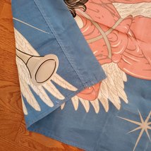 Vintage Garden Flag with Angel blowing Trumpet, Holiday Flag, Christmas Flag image 4