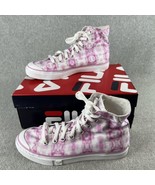 Fila Sneakers women&#39;s Size 9.5 tie-dyed hi-top Shoes classic Canvas New - $47.87