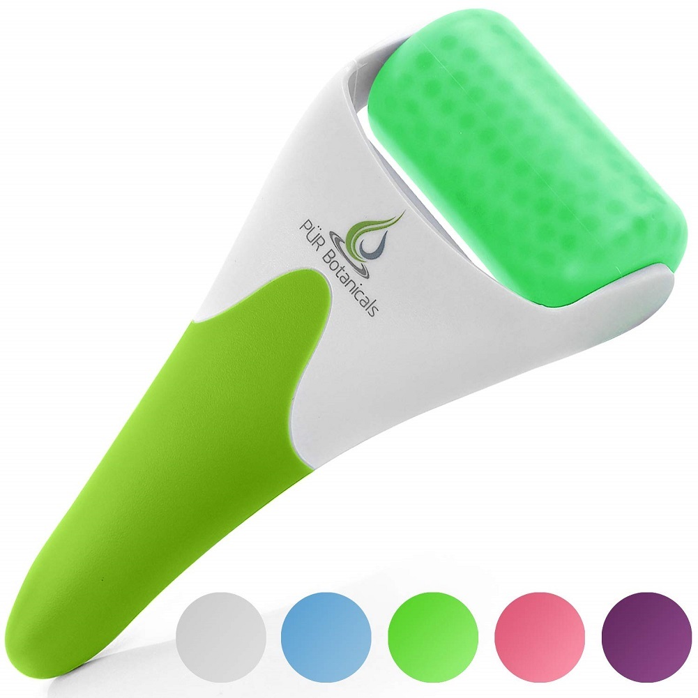 Ice Roller Face Massager-Therapeutic Cooling to Naturally Tone & Tighten (Green)