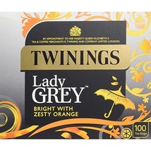 Twinings Lady Grey 100's (Pack of 4, total 400 Tea Bags)  - $35.00