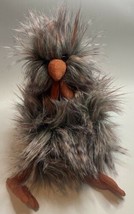 JELLYCAT NWT Orpie Chicken Plush Toy Mad Pet Brown Rust Fluffy Shaggy 13... - $56.10