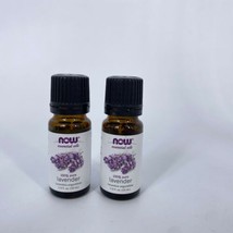 2 Now Foods Lavender Oil 10 Ml Made In Usa Free Shipping - $12.81