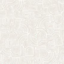 Tempaper Sand Swirl Swell Removable Peel And Stick Wallpaper,, Made In The Usa - $46.99