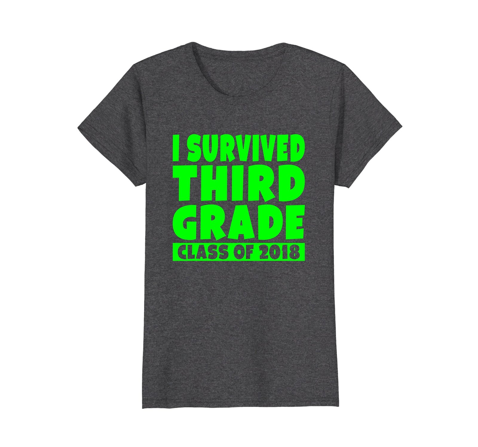 Funny Shirts - I Survived Third Grade Class Of 2018 3rd School Year T-Shirt Wowe