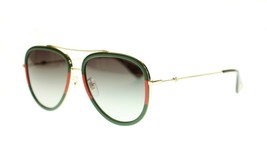 Gucci Women Aviator Sunglasses GG0062S Metal Frame 57mm Authentic - $202.73+