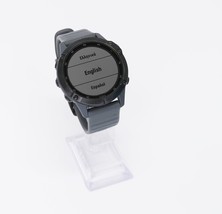Garmin Fenix 6 Pro Solar Edition 47mm GPS Watch w/ Slate Gray Band image 2