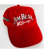 NASCAR Jim Beam Racing Robby Gordon Baseball Hat Drink Smart Cap Red - $17.32