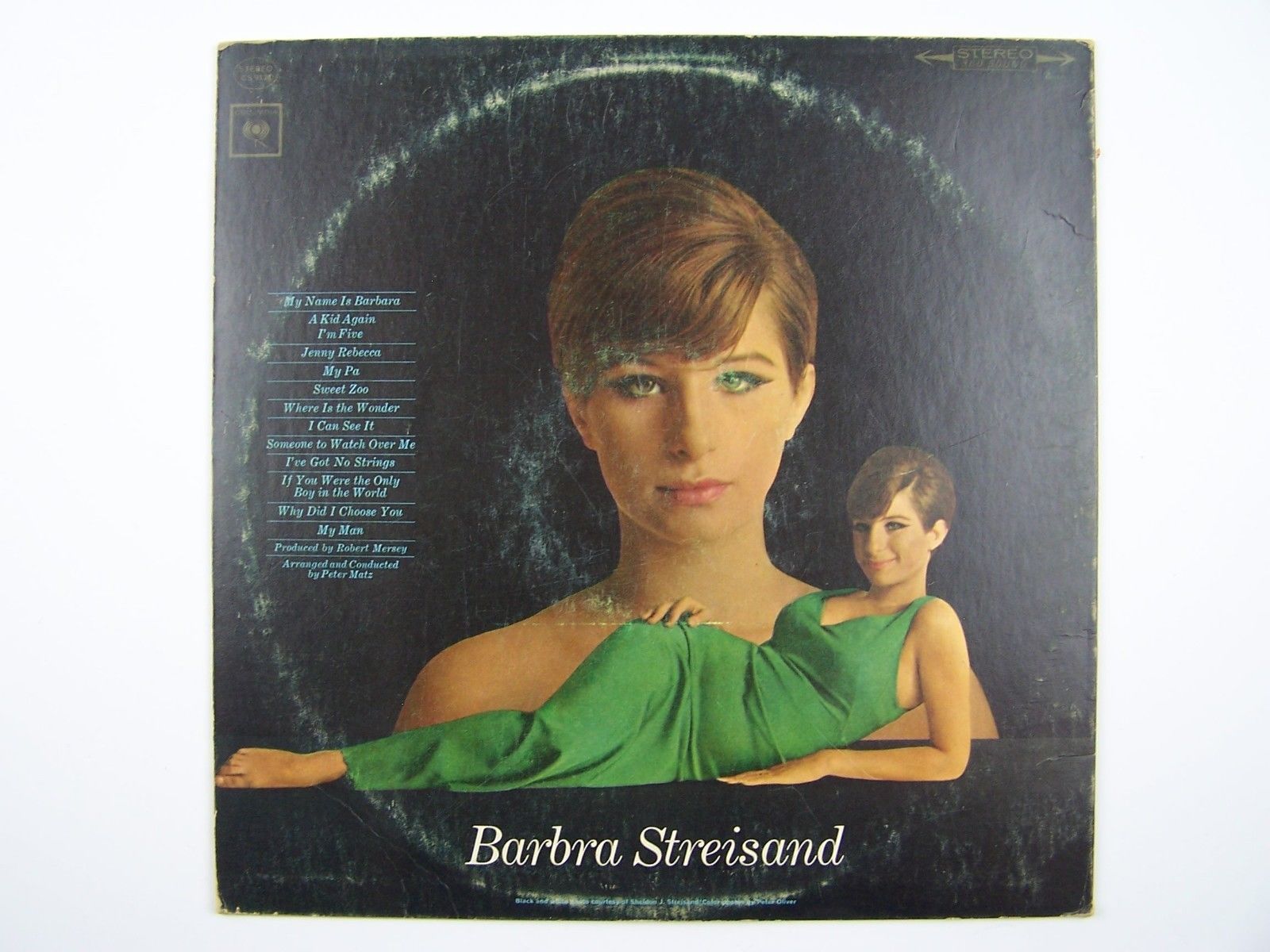 Barbra Streisand - My Name Is Barbra Vinyl LP Record Album CS 9136 ...