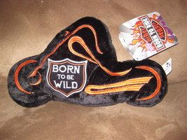 Born To Ride Biker Beasts Motorcycle New Plush Nwt Stuffed Animal 12" Sugar Loaf - $7.99
