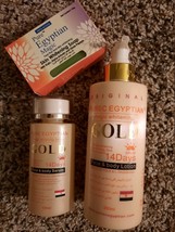Purec egyptian magic gold lotion,serum &amp; pure egyptian magic whitening t... - $83.00