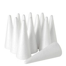 12 Pack Foam Tree Cones For Diy Crafts, Bulk For Diy Christmas Gnomes, H... - $33.99