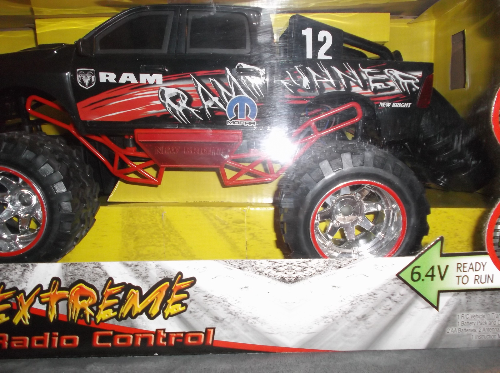 Baja Extreme Remote Control Dodge Ram Toy Truck - Remote-Controlled Toys