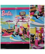 Mega Bloks Barbie Build &#39;n Play Fab Marina Jet Ski Ken Blocks 80252 254 ... - $65.92