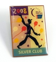2008 American Cancer Society Celebrate Life Relay Silver Club Lapel Pin - $9.99