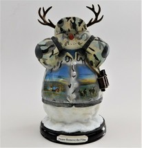 Bradford Exchange Can You See Me Now Heirloom Classic Snowman Deer Frien... - $69.30