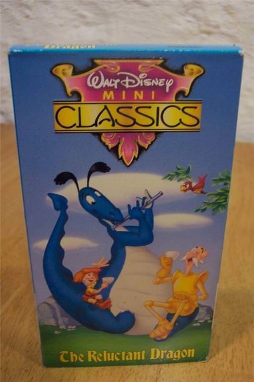 Walt Disney Mini Classics The Reluctant Dragon Vhs Video Vhs Tapes 