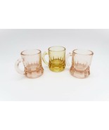 Set of 3 vintage Federal Glass mug shaped shot glasses - $14.99