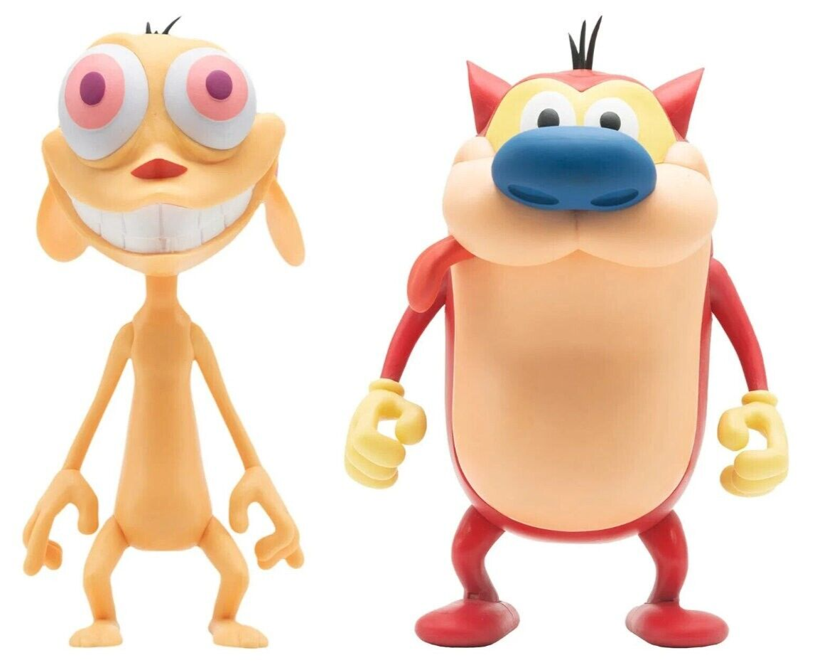 NEW 2PACK Super7 Ren and Stimpy Ultimates 7Inch REN & STIMPY Action Figure Action Figures
