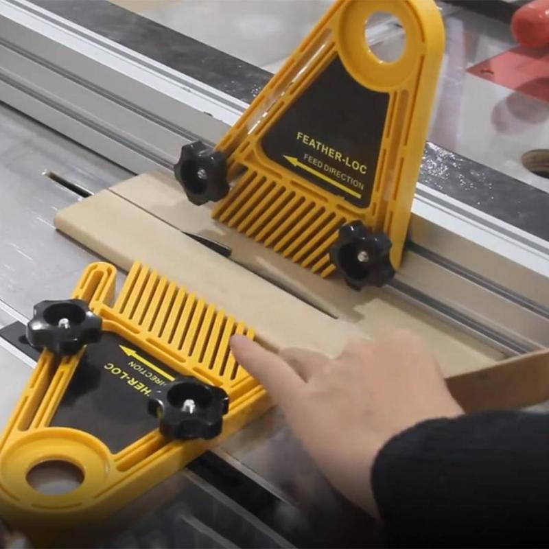 Multi purpose Double Featherboard for Trimmer Router Table Saw Fence Woodworking Machinery